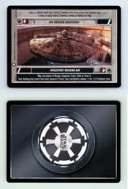 Spaceport Docking Bay Star Wars Special Edition Limited 1998 DS Fixed CCG Card - Image 1