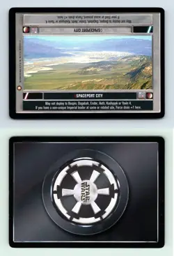 Spaceport City Star Wars Special Edition Limited 1998 DS Fixed CCG Card - Image 1