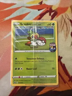 Pokemon Card Grookey On The Ball 003/005 Futsal Promo Factory SEALED - Image 1