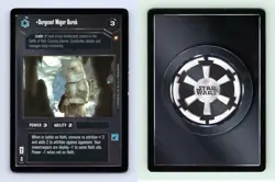 Sergeant Major Bursk Star Wars Special Edition Limited 1998 DS Uncommon CCG Card - Image 1