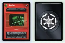 Secret Plans Star Wars Special Edition Limited 1998 DS Uncommon CCG Card - Image 1