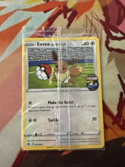 Pokemon TCG Eevee On the Ball Promo Card 002/005 Futsal Edition, Sealed - Image 1
