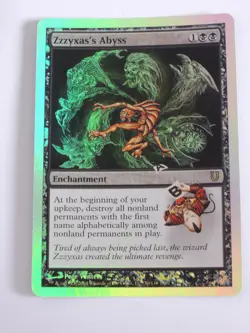 MTG - FOIL - Zzzyxas's Abyss - Unhinged - NM - Image 1