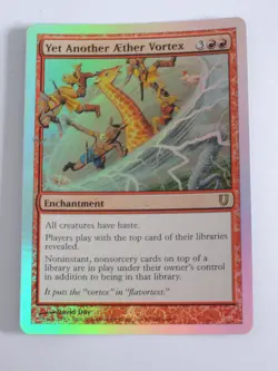 MTG - FOIL - Yet Another AEther Vortex - Unhinged - NM - Image 1