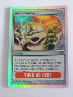 MTG - FOIL - World-Bottling Kit - Unhinged - NM - Image 1