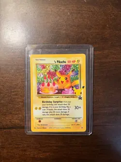 Pokemon TCG - Pikachu Birthday 24/53 Celebrations: Classic Collection Holo - Image 1
