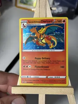 BIG SWIRL Special Delivery Charizard SWSH075 Pokemon Center Promo - Image 1