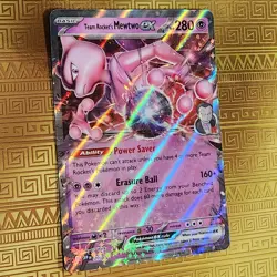 Team Rocket's Mewtwo ex 205 Sv: Scarlet & Violet Promo Cards Holo - Pokemon TCG - Image 1