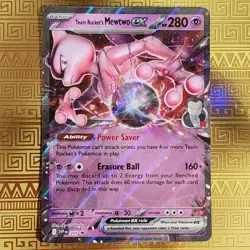 Team Rocket's Mewtwo ex 205 Sv: Scarlet & Violet Promo Cards Holo - Pokemon TCG - Image 2