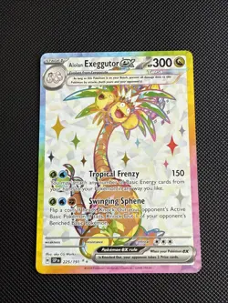 Alolan Exeggutor ex - 225/191 - Pokemon Surging Sparks Full Art Rare NM - Image 1