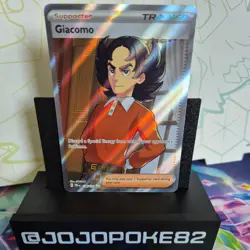 pokemon cards tcg Giacomo Prismatic Evolutions Trainer Ultra Rare 138/131 - Image 1