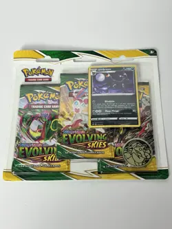 Pokemon Sword & Shield Evolving Skies 3 Pack Blister w/ Umbreon Promo New Sealed - Image 1