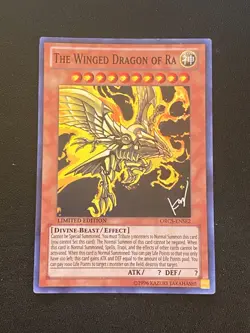 Yugioh! The Winged Dragon Of Ra ORCS-ENSE2 Super Rare Limited Edition NM - Image 1
