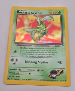 Rocket's Scyther Gym Heroes 13/132 Holo Pokemon Card # 123 - Image 1
