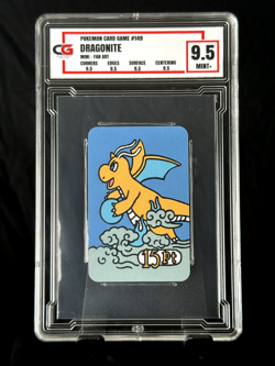 Dragonite CG 9.5 Pokemon Card Game Fanart Non TCG 2024 CGC PSA - Image 1
