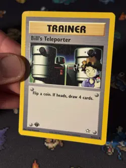 Pokemon Card Bill’s Teleporter 91/111 Neo Genesis FIRST EDITION - (MP) - Image 3