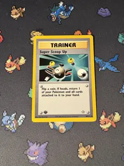 Pokemon Card Super Scoop Up 98/111 Neo Genesis FIRST EDITION - (MP) - Image 1