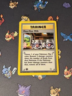 Pokemon Card Moo Moo Milk 101/111 Neo Genesis FIRST EDITION - (NM-) - Image 1
