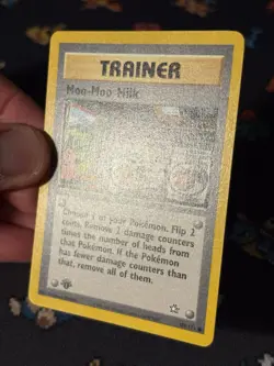 Pokemon Card Moo Moo Milk 101/111 Neo Genesis FIRST EDITION - (NM-) - Image 3