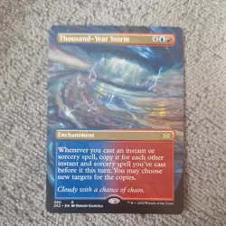 MTG - THOUSAND-YEAR STORM - Borderless Art - Double Masters - Image 1