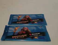 MTG Dominaria United Foil Prom Packs Lot Of 2 New - Image 1