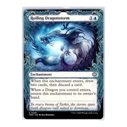 Roiling Dragonstorm #296 Regular Showcase Uncommon MTG 2025 Tarkir: Dragonstorm - Image 1