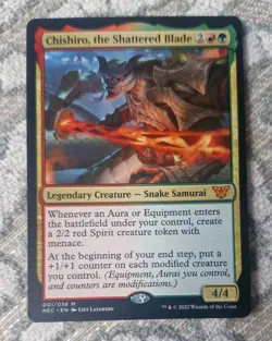 MTG - Chishiro, the Shattered Blade - Kamigawa Neon Dynasty - Image 1