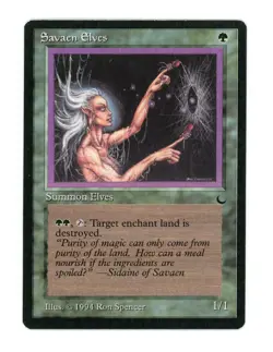 Savaen Elves - Magic the Gathering MTG - The Dark 1994 LP - Image 1