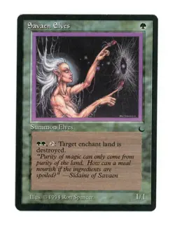Savaen Elves - Magic the Gathering MTG - The Dark NM 1994 - Image 1
