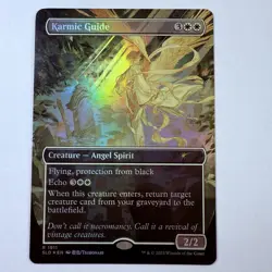 Magic The Gathering Mtg Foil Karmic Guide Borderless City Styles 2 Secret Lair - Image 1