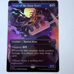 Magic The Gathering Mtg Foil Ninja Of The Deep Hours City Styles 2 Secret Lair - Image 1