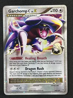 Pokemon Garchomp C LV.X 145/147 Holo Platinum Supreme Victors LP - Image 1