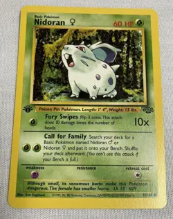 Pokemon 1st Edition Nidoran 57/64 1999 - Image 2