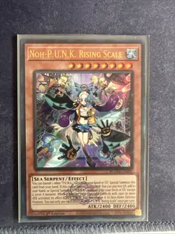 YuGiOh YGO Noh-Punk Rising Scale BLMM-EN050 American Ultra Rare NM - Image 1