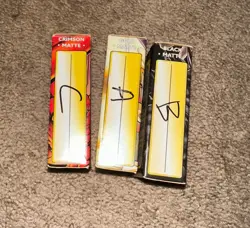 Lot of 3 Dragon Shields 60CT Japanese YuGiOh Matte Sleeves Black, Gold, Crimson - Image 2