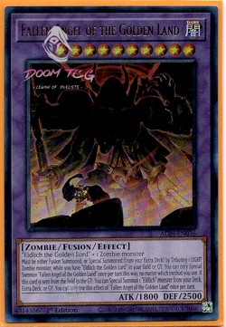 Yugioh! Fallen Angel of the Golden Land ALIN-EN036 (UR) 1st Ed - Image 1