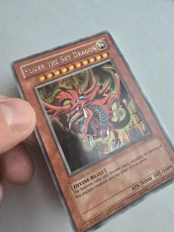 Yugioh GBI-001 GBI-002 GBI-003 Secret Rare Slifer Ra Obelisk Set Gameboy Played - Image 5