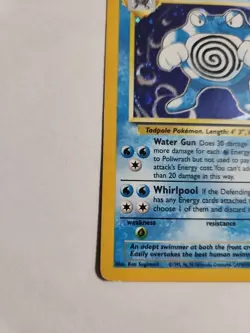 Poliwrath Pokemon Card Holo WOTC 15/130 Base Set 2 Rare Original 1999 Vintage MP - Image 3