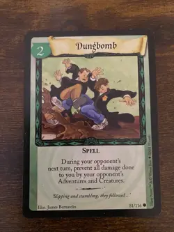 Harry Potter CCG Base Set Card 81/116 Dungbomb TCG trading card - Image 1
