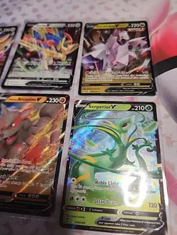 ×6 V Card Lot Pokemon Tcg CROWN ZENITH SILVER TEMPEST - Image 4