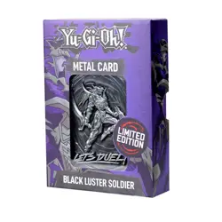 Yu-Gi-Oh! Fanattik Metal Card Metall Karte Barren Black Luster Soldier Limited - Image 3