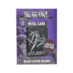 Yu-Gi-Oh! Fanattik Metal Card Metall Karte Barren Black Luster Soldier Limited - Image 5