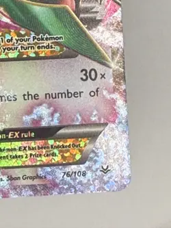 Pokemon TCG Mega M Rayquaza EX Card 76/108 Celebrations Series - Image 2