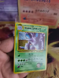 Pokemon Karte Card Giovanni's Nidoking Gym Challenge Of The Darknes Holo Wotc NM - Image 3