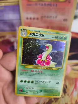 Pokemon Karte Card Meganium Meganie Neo Genesis Gsnw 2000 Rare Holo Wotc Exc+ - Image 4