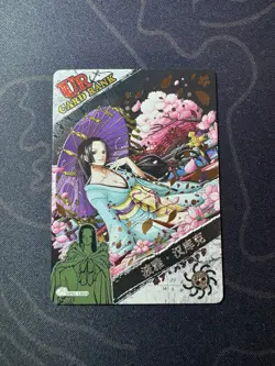 One Piece Full Art Ultra Premium OP04-UR04 Collectible Anime Card Boa Hancock - Image 1