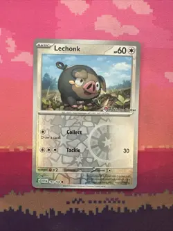 Pokemon Card Lechonk Pokemon Center Stamped 155/198 Near Mint - Image 1