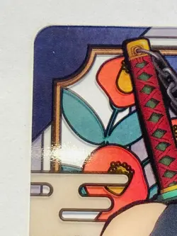 Uzui Demon Slayer Stained glass card Kimetsu Vrey Rare From Japan BANDAI F/S - Image 2