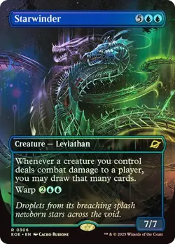 MTG - Starwinder - Borderless - Foil - Edge of Eternities - Magic the Gathering - Image 1