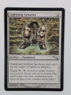 Lightning Greaves - Excellent - Mirrodin - MTG - Image 1